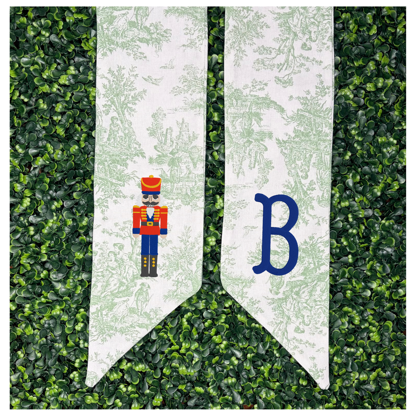 Nutcracker wreath sash