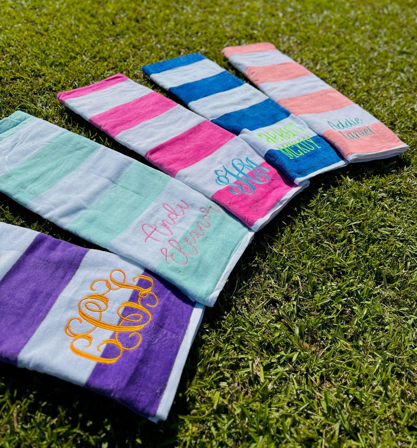 Monogrammed Beach Towel