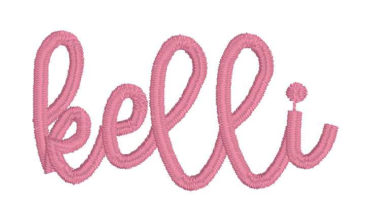 Bitty dot dress with monogram