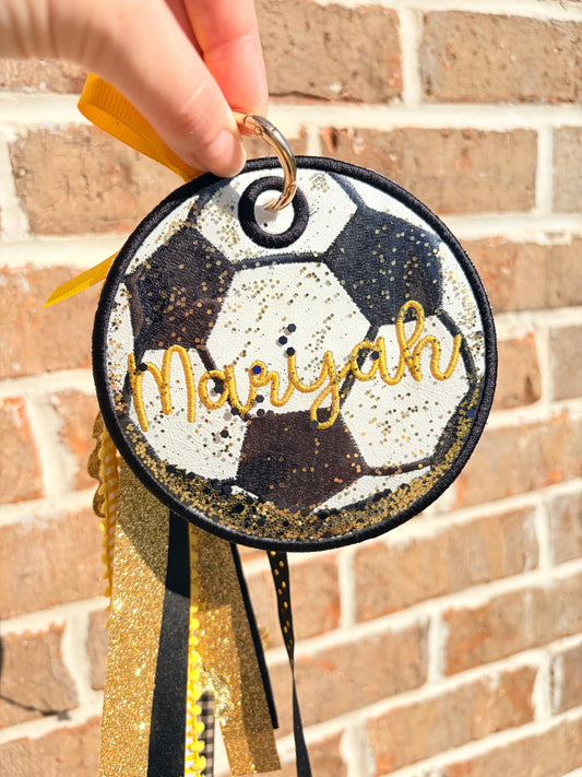 All-Star Glitter Bag Tag