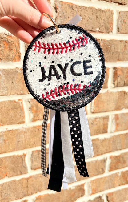 All-Star Glitter Bag Tag