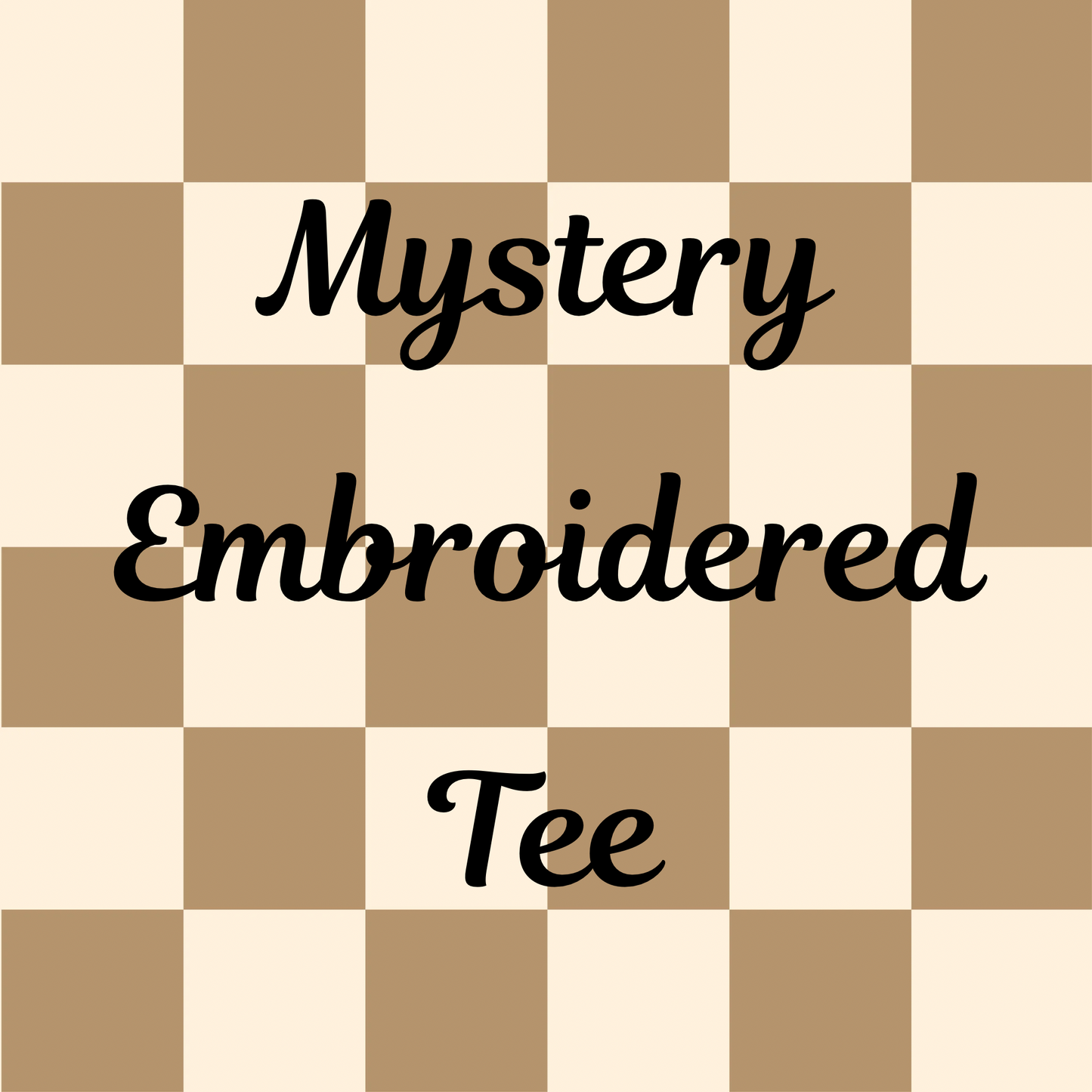 Youth Mystery Embroidered Tee