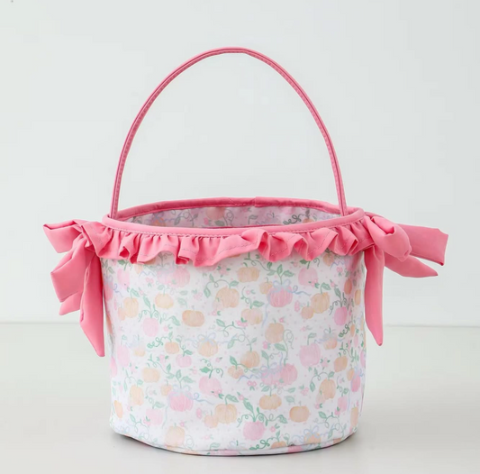 Embroidered Halloween Basket