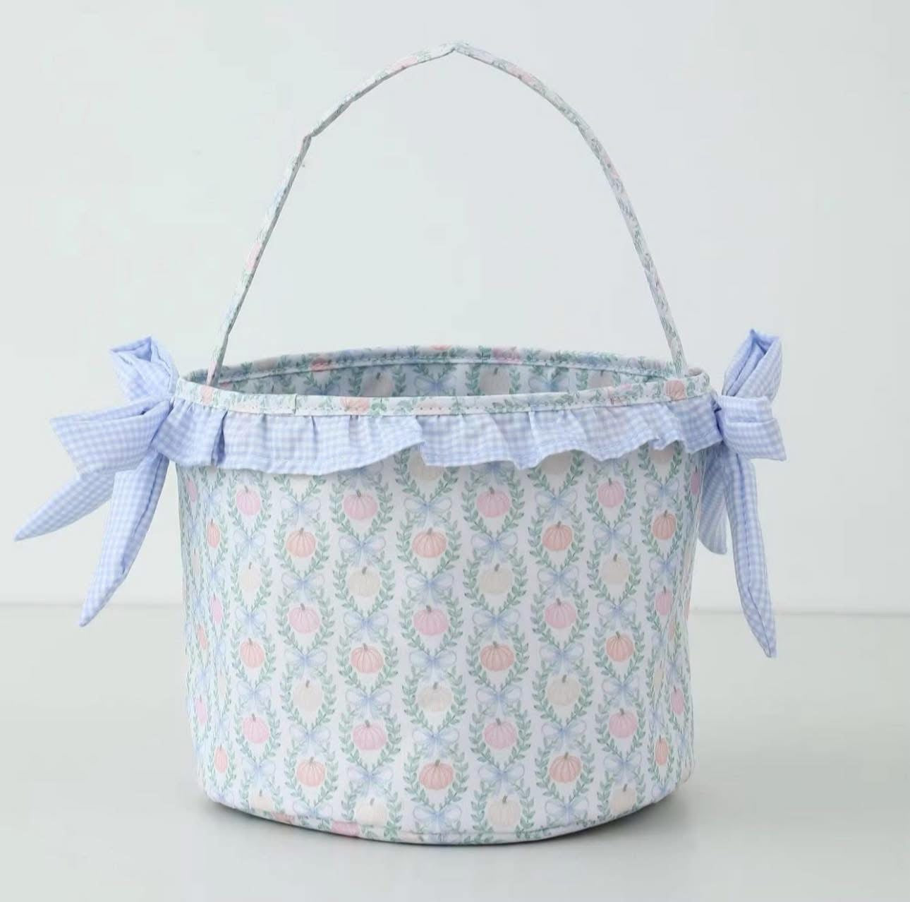 Embroidered Halloween Basket