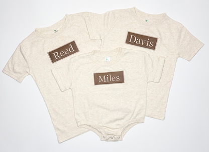 Short sleeve Name Monogram tee