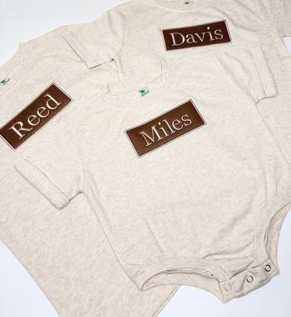 Short sleeve Name Monogram tee
