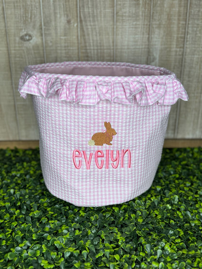 Personalized Easter Basket 🐰🌸