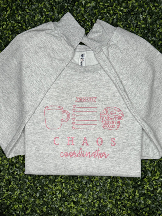 Chaos Coordinator crew neck sweatshirt