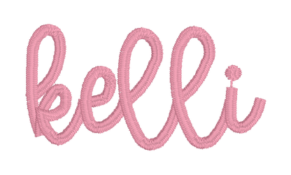 Bitty dot dress with monogram