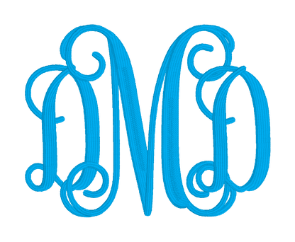 Bitty dot dress with monogram