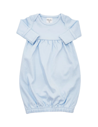 Picot trim gown