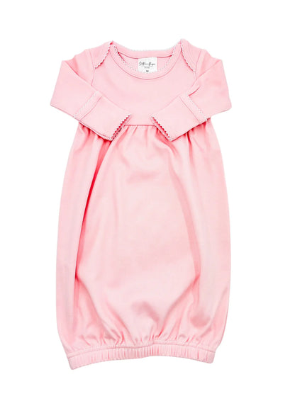 Picot trim gown